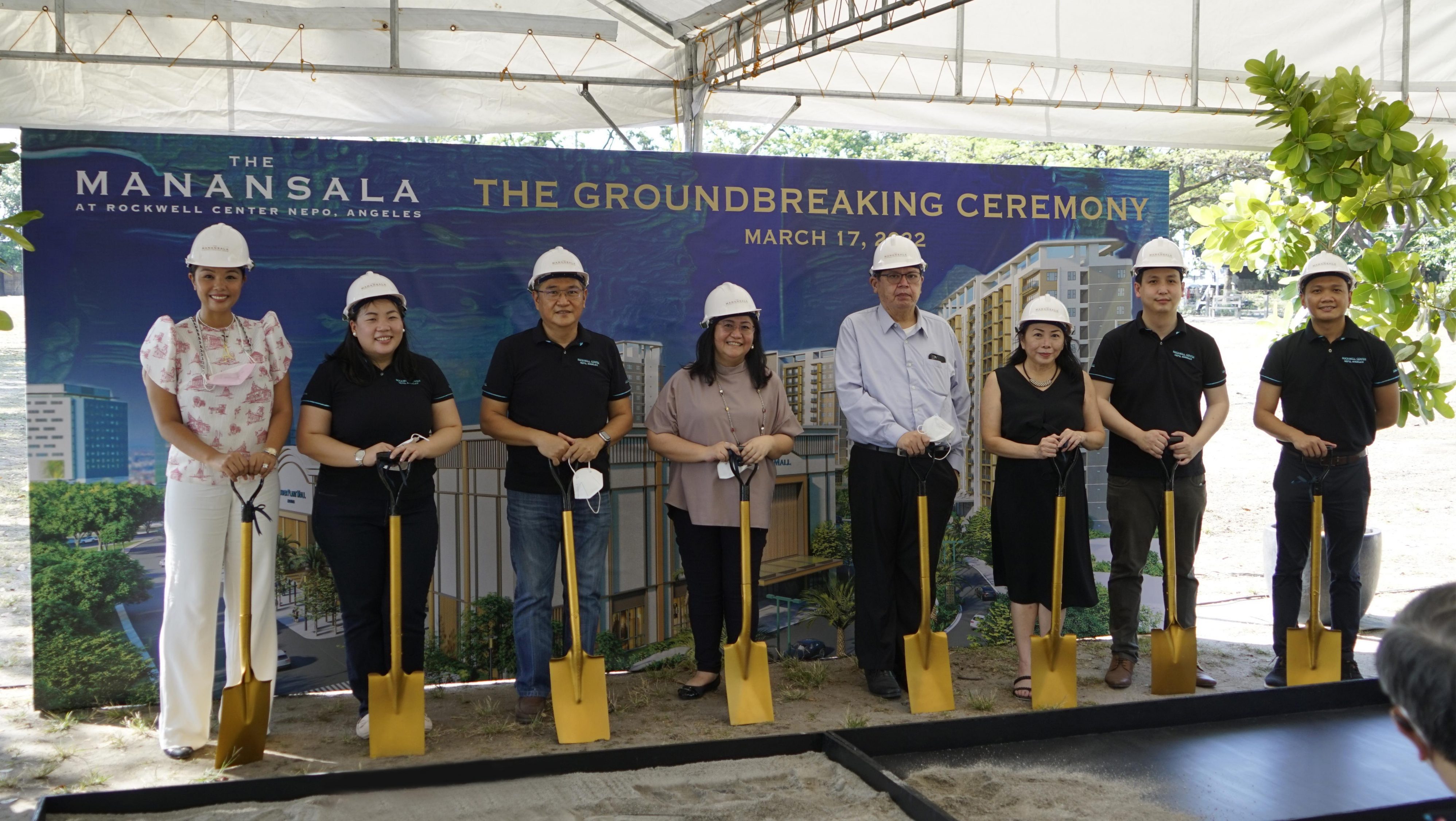 groundbreaking ceremony of the first Rockwell condominium in Angeles, Pampanga